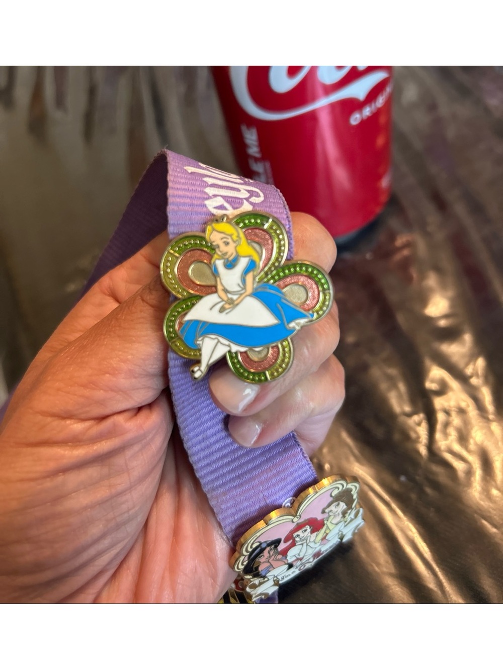 Alice in wonderland pin